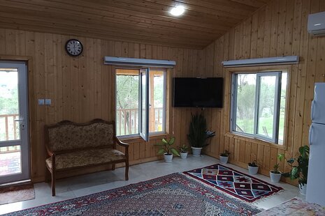 کلبه چوبی دوخواب دیارا در ماسال