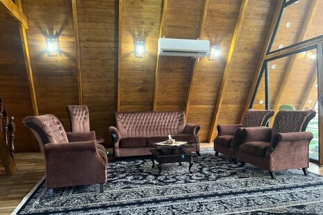 کلبه سوئیسی استخردار 3 خواب وولی تو در شیرگاه