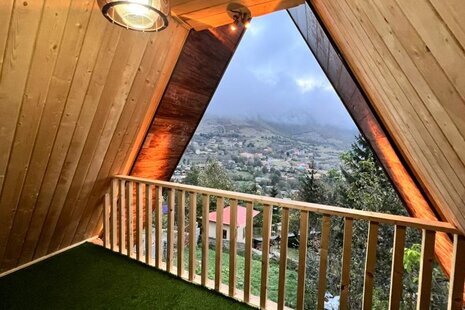 کلبه سوئیسی تکخواب ملانیکا در چالوس