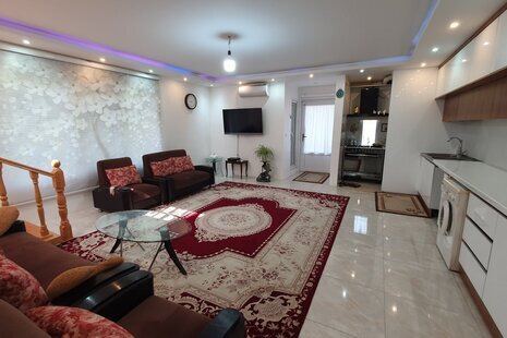 کلبه سوئیسی دوبلکس دوخواب یاسین در زیرآب
