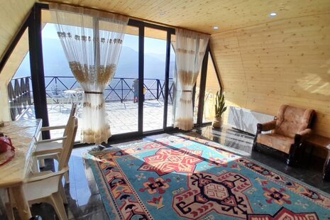 کلبه سوئیسی دوبلکس استخردار دوخواب در زیرآب