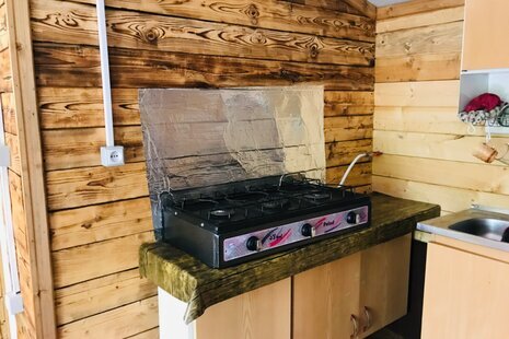 کلبه چوبی دوخواب در روستای درخانه ماسال