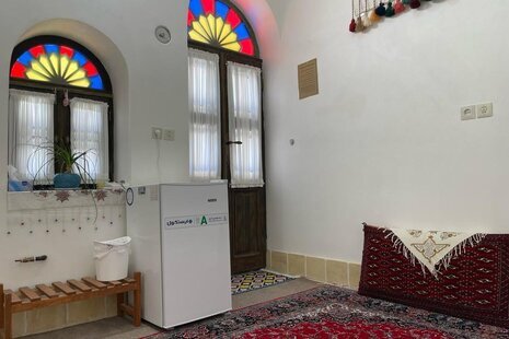اتاق بادگیر در اقامتگاه بومگردی دامغان