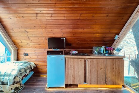 کلبه درختی مبله در سوادکوه