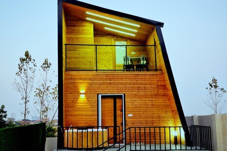 کلبه دوبلکس جنگلی تکخواب نیک در هچیرود