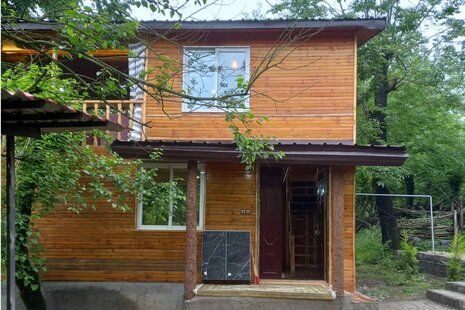 کلبه ی چوبی دوبلکس در سوادکوه