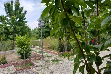 سوئیت45 متری مبله در باغ ویلا در کاشان