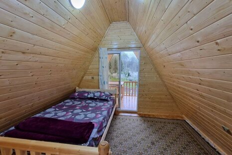 کلبه دوبلکس سوئیسی تکخواب در سوادکوه