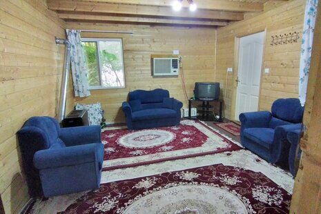 کلبه دوبلکس تکخواب چوبی سامان در ماسال