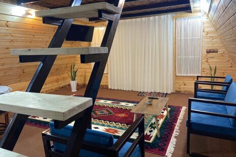 کلبه دوبلکس تکخواب سوئیسی در ماسال