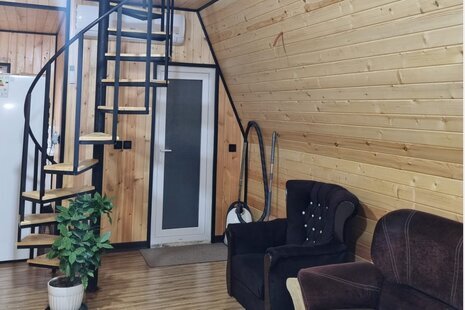 کلبه سوئیسی دوخواب مبله دریا در محمودآباد