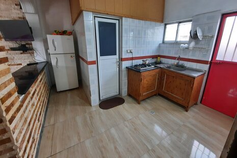 واحد تک خواب طبقه همکف ویلا در محمودآباد