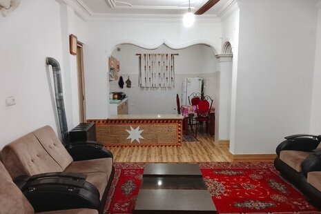 واحد دوخواب مبله در طبقه همکف ویلا در رامسر