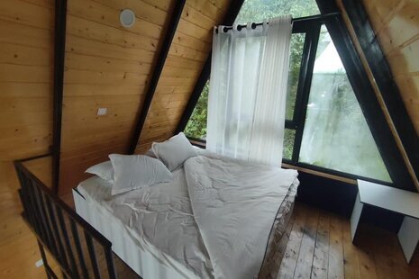 کلبه سوئیسی دوبلکس مبله تکخواب در نمک آبرود