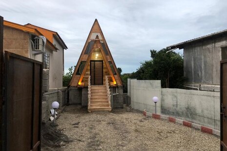 کلبه سوئیسی جکوزی دار تکخواب در نشتارود