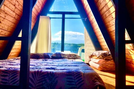 کلبه سوئیسی تکخواب میراث 1 در نور