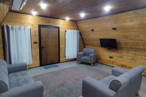 کلبه سوئیسی دوبلکس مبله  دو خواب هیرکان در اسالم
