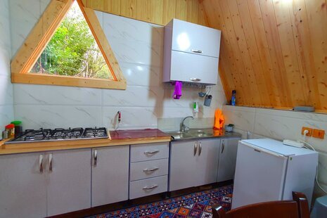 کلبه سوئیسی دوبلکس تکخواب کاج در سوادکوه