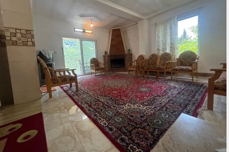 واحد مبله دوخواب در طبقه اول ویلا تنکابن