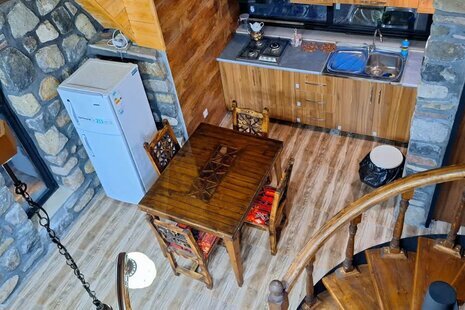 کلبه سوئیسی دوبلکس تکخواب در رامسر