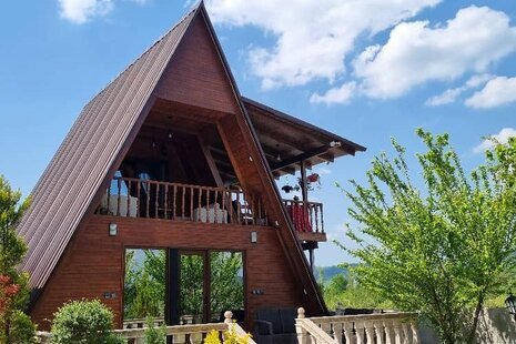 کلبه سوئیسی دوبلکس مبله در بابل