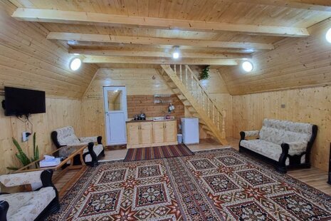 کلبه دوبلکس سوئیسی تکخواب در سوادکوه