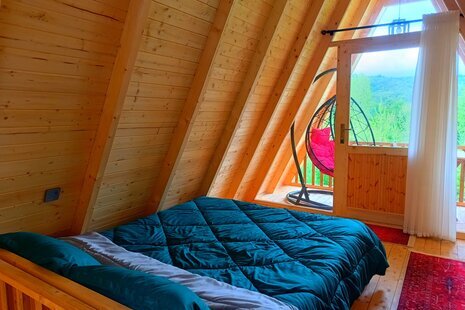 کلبه سوئیسی مبله تک خواب تینار در بابل