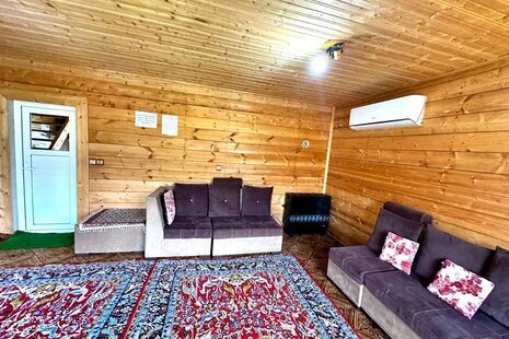 کلبه چوبی دو خواب دوبلکس در ماسال