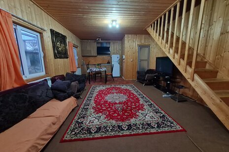 کلبه دوبلکس چوبی دوخواب در ماسال