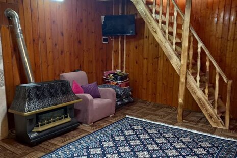 کلبه ی چوبی دوبلکس در سوادکوه