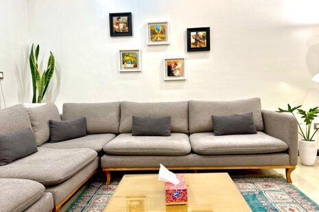 آپارتمان استخردار دوخواب با تراس در اقدسیه