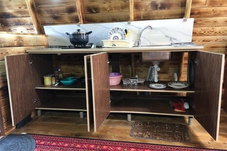 کلبه سوئیسی جکوزی دار تکخواب در نشتارود