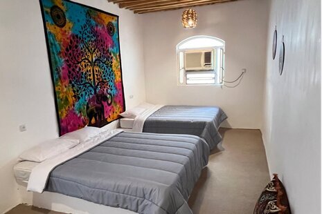 اتاق دو تخت دبل درخت زندگی در بومگردی طبل