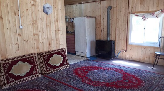 کلبه چوبی در روستای خوروم ماسال