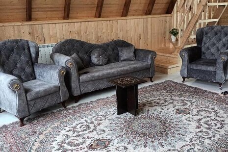کلبه سوئیسی مبله تکخواب آرتیا در رامسر