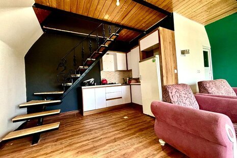 کلبه سوئیسی دوبلکس تکخواب در بابل