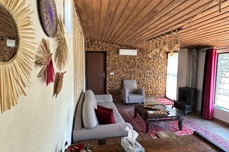 باغ ویلا تکخواب مبله 1 انار در منجیل