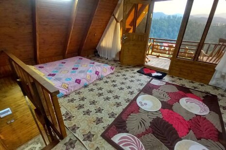 کلبه سوئیسی مبله دوبلکس تک خواب آیسام در زیرآب