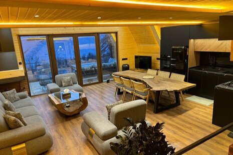 کلبه سوئیسی دوبلکس تکخواب در فشم