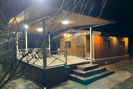 کلبه چوبی 25 متری در قائمشهر