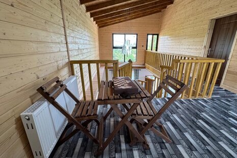 کلبه دوبلکس جکوزی دار دوخواب باغ پدربزرگ در