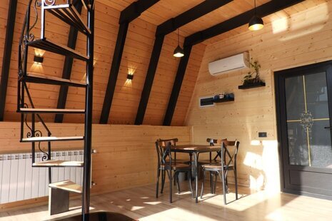 کلبه مبله دوبلکس تکخواب پارادایس در رامسر