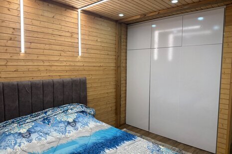 کلبه سوئیسی دوبلکس مبله دوخواب سام در زیباکنار