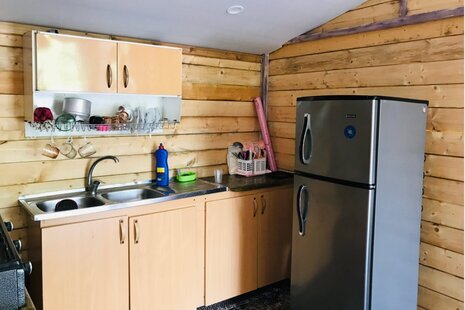 کلبه چوبی دوخواب در روستای درخانه ماسال