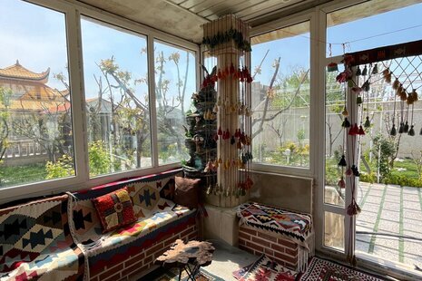 ویلا استخردار دوخواب مبله چینی در ساوجبلاغ