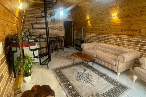 کلبه سوئیسی جکوزی دار دوبلکس 2 خواب اسپرلوس در شیرود