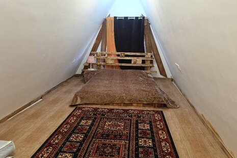 کلبه سوئیسی دوبلکس تک خواب L قرمز در دیلمان