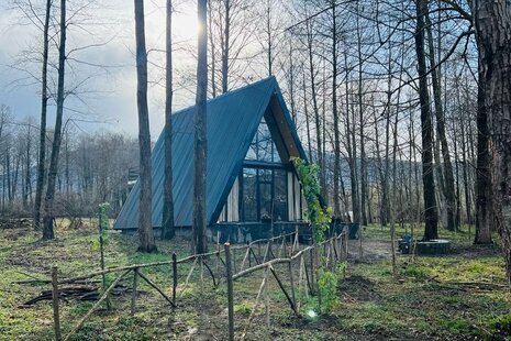 کلبه سوئیسی مبله دوبلکس دو خواب در کلاردشت