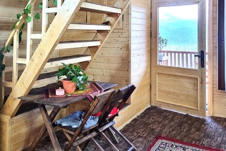 کلبه سوئیسی دوبلکس دوخواب استخردار در سوادکوه