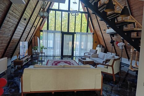 کلبه سوئیسی دوبلکس مبله دوخواب گندم در لاهیجان